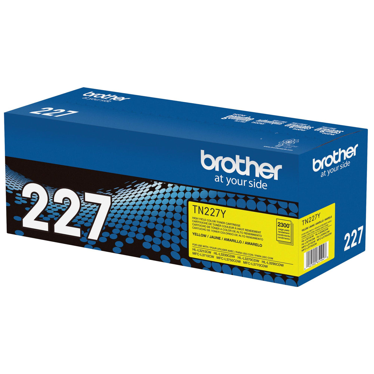 Brother Genuine TN-227Y High Yield Yellow Toner Cartridge (TN227Y) – view 3