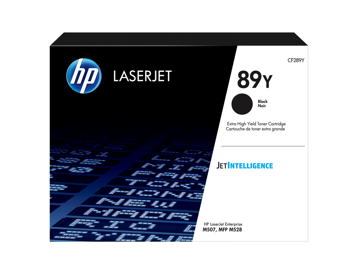 HP 89Y Extra High Yield Black Original LaserJet Toner Cartridge (CF289Y)