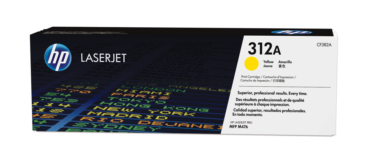HP 312A Yellow Original LaserJet Toner Cartridge (CF382A)