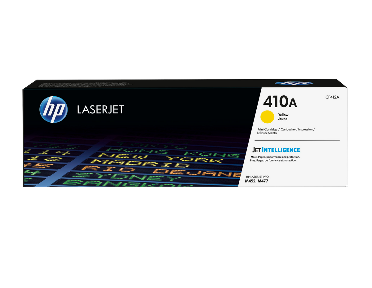 HP 410A Yellow Original LaserJet Toner Cartridge (CF412A)