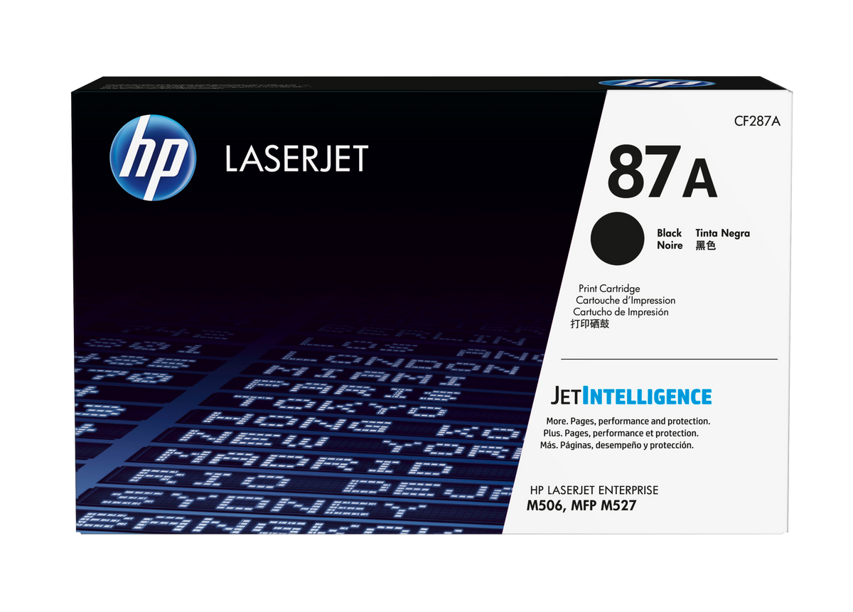 HP 87A Black Original LaserJet Toner Cartridge (CF287A)