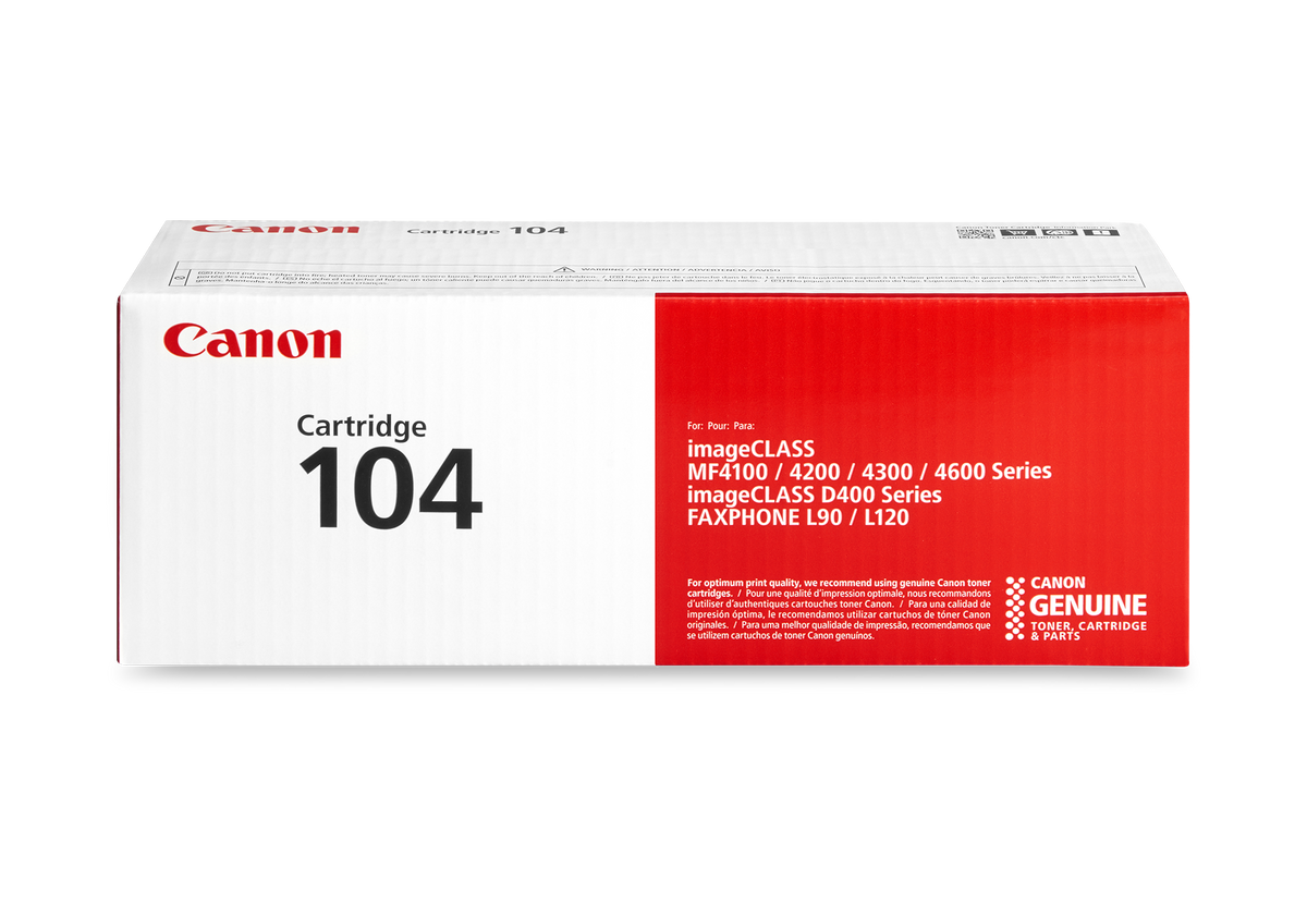 Canon 104 Black Toner Cartridge (0263B001)