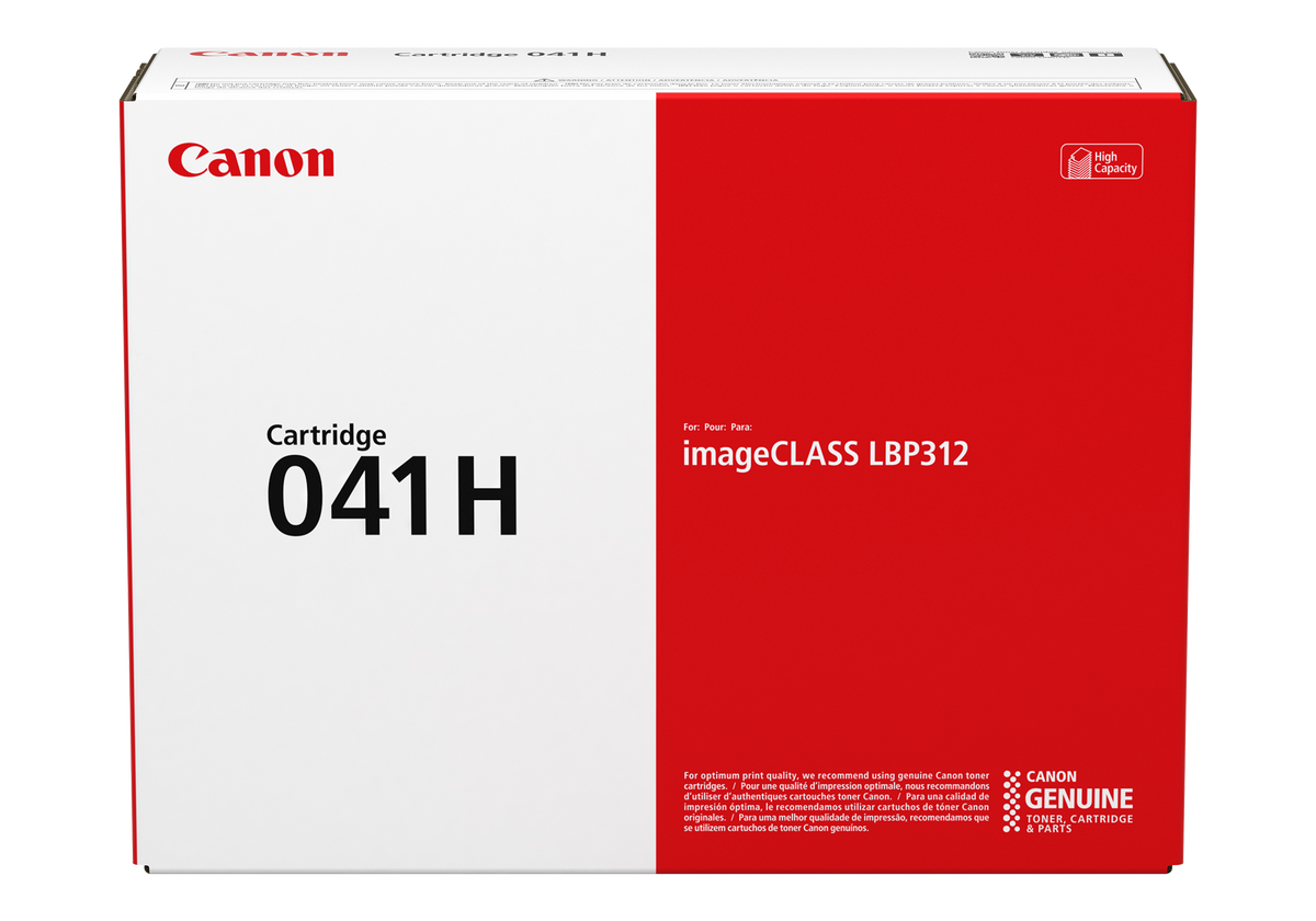 Canon 041 H Black Toner Cartridge, High Capacity (0453C001)