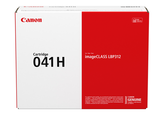 Canon 041 H Black Toner Cartridge, High Capacity (0453C001)