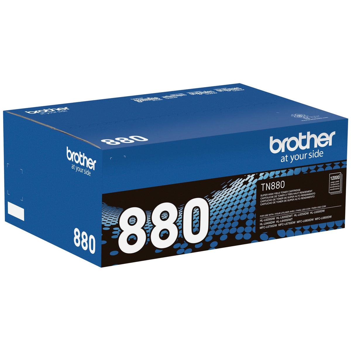 Brother TN880 Black Toner Cartridge, Super High Yield (TN880) – view 3