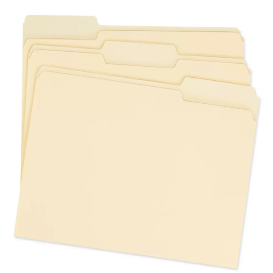 File Folders Legal Size- 200 Pack
