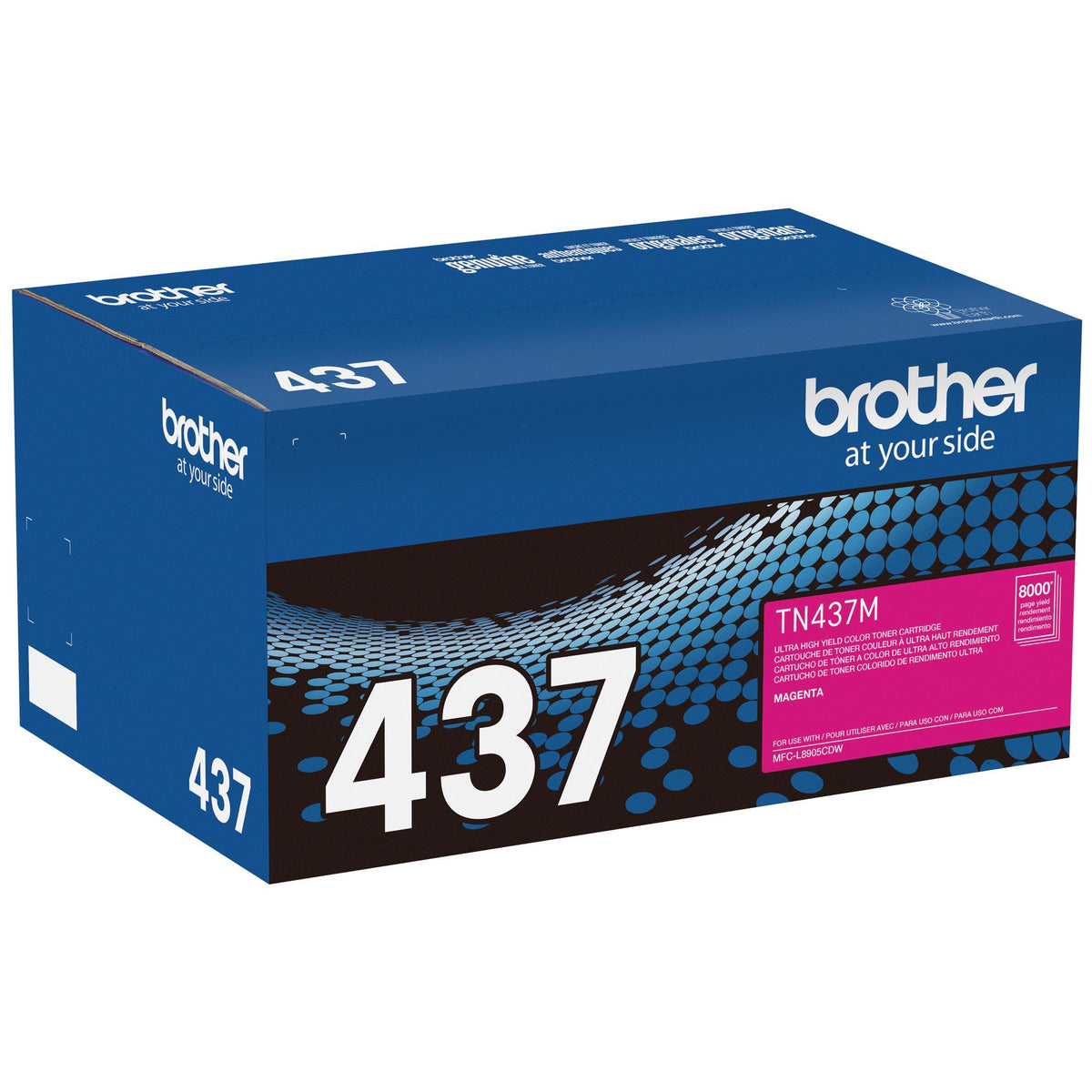 Brother Genuine TN437M Ultra High‐Yield Magenta Toner Cartridge (TN437M) – view 3