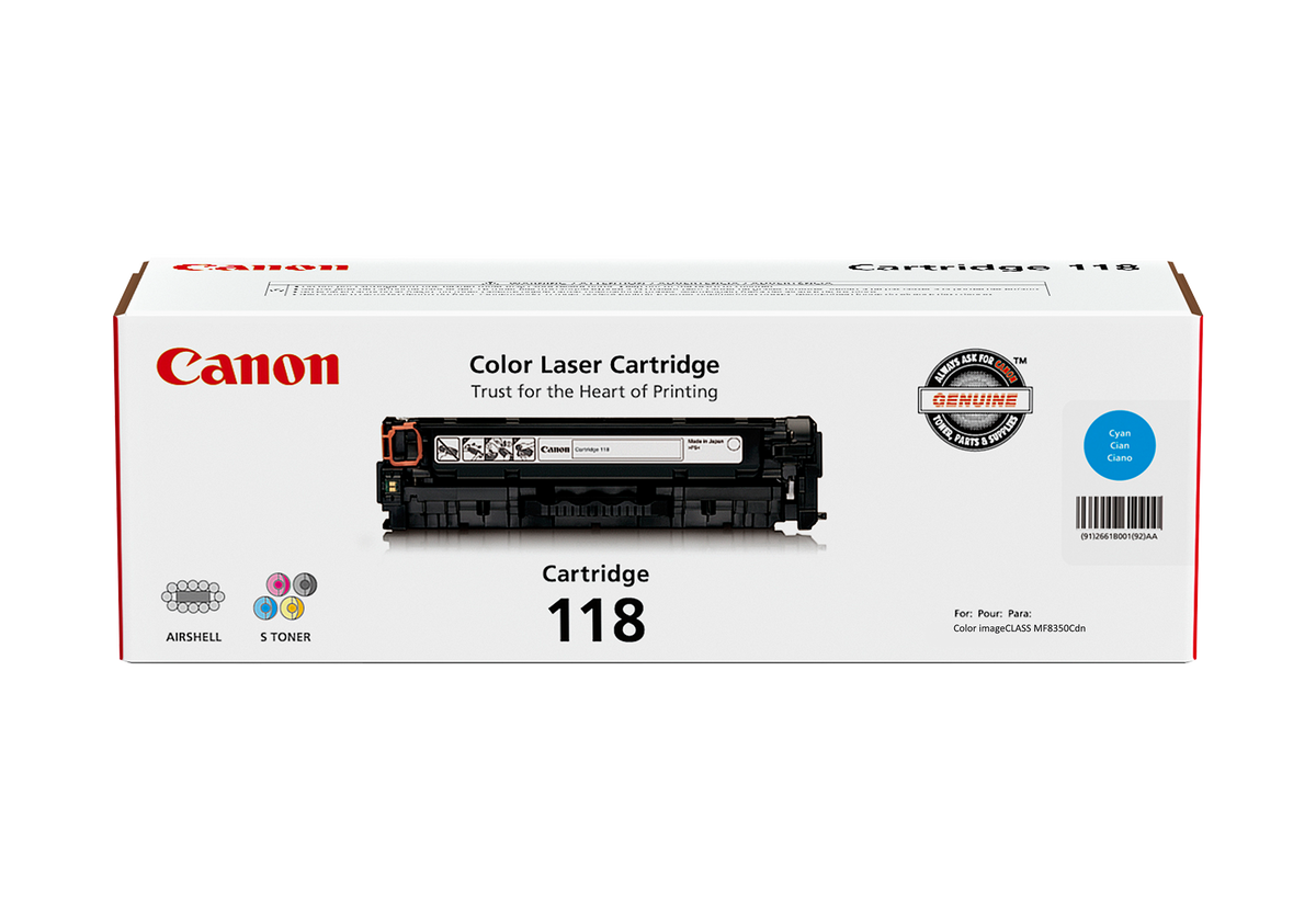Canon 118 Cyan Toner Cartridge (2661B001)