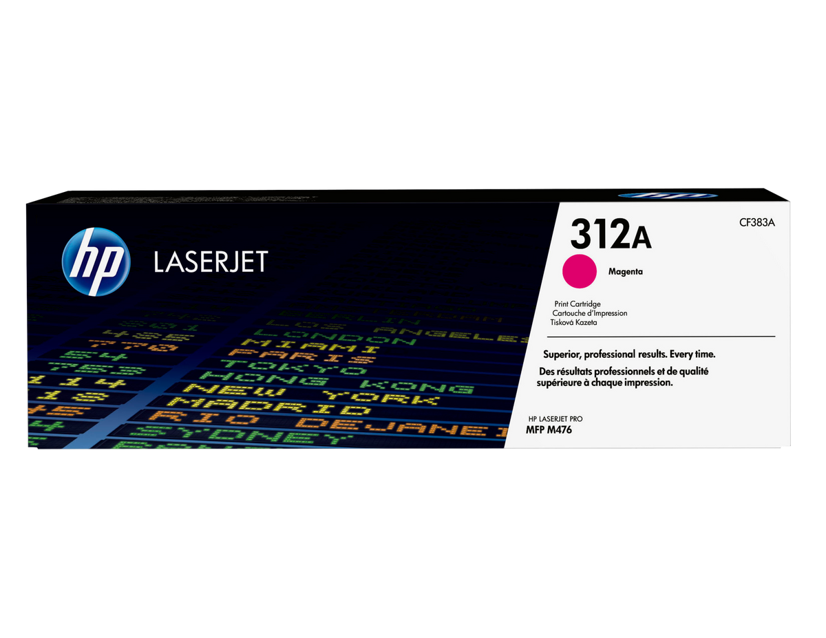 HP 312A Magenta Original LaserJet Toner Cartridge (CF383A)