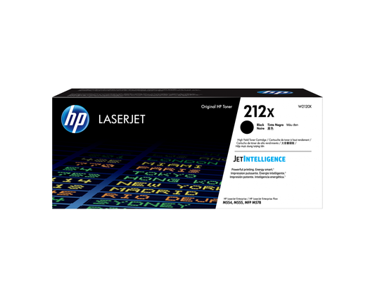 HP 212X Original Genuine OEM High-Yield Black Toner Cartridge