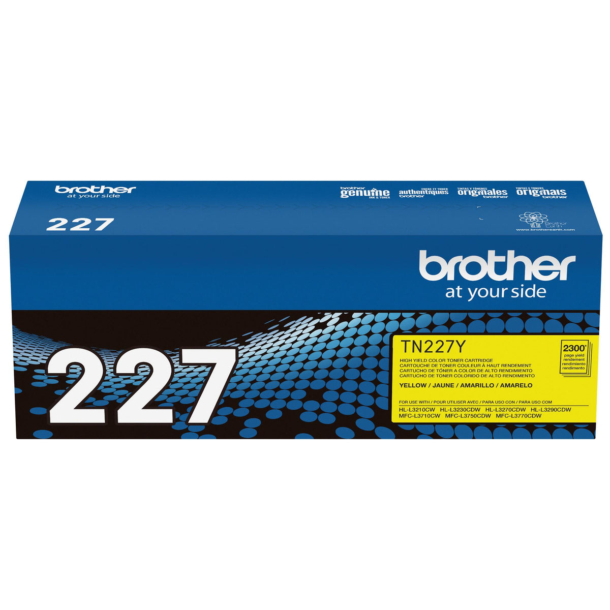 Brother Genuine TN-227Y High Yield Yellow Toner Cartridge (TN227Y) – view 2