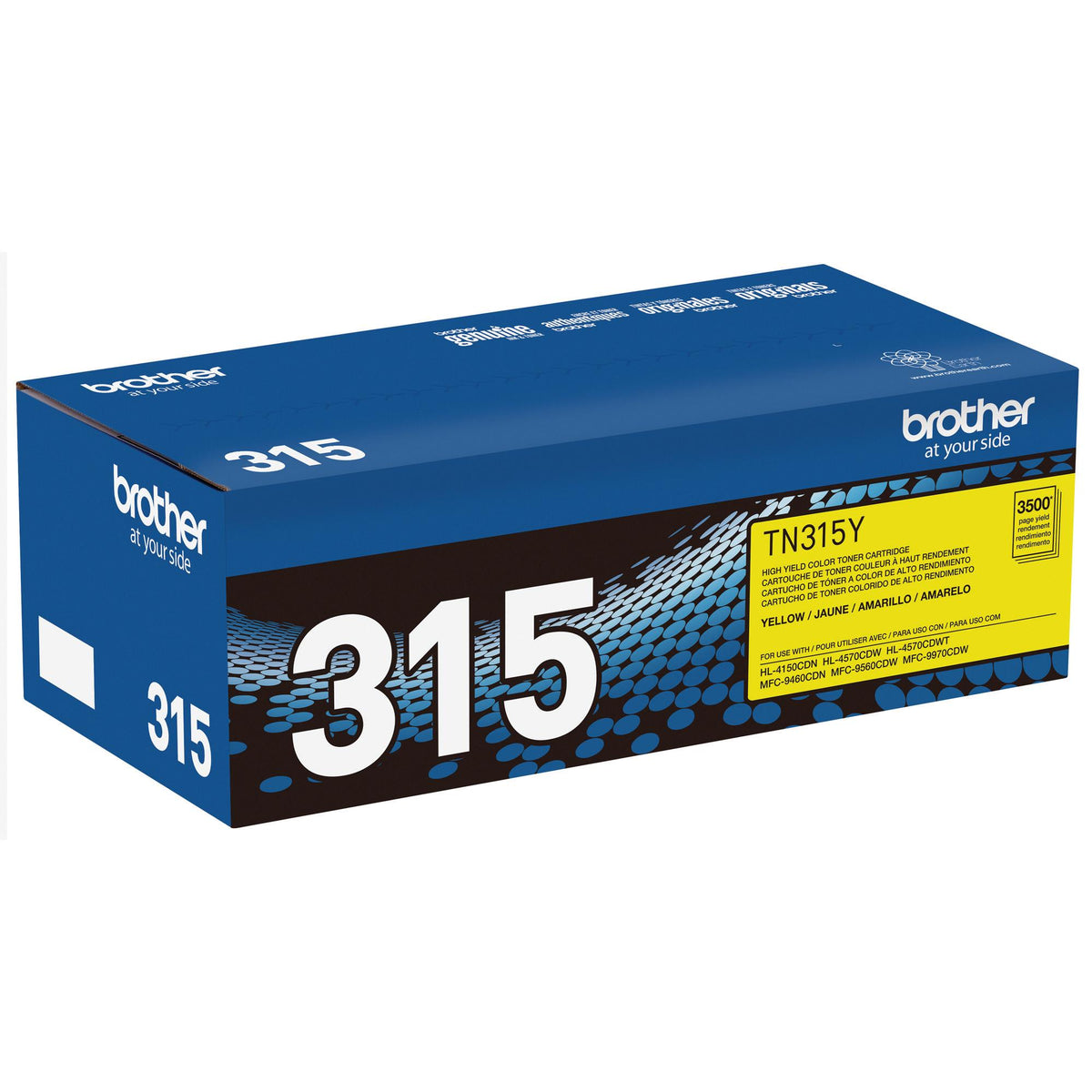 Brother TN315Y Yellow Toner Cartridge, High Yield (TN315Y) – view 3