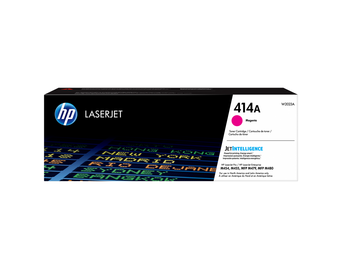 HP 414A Magenta Original LaserJet Toner Cartridge (W2023A)