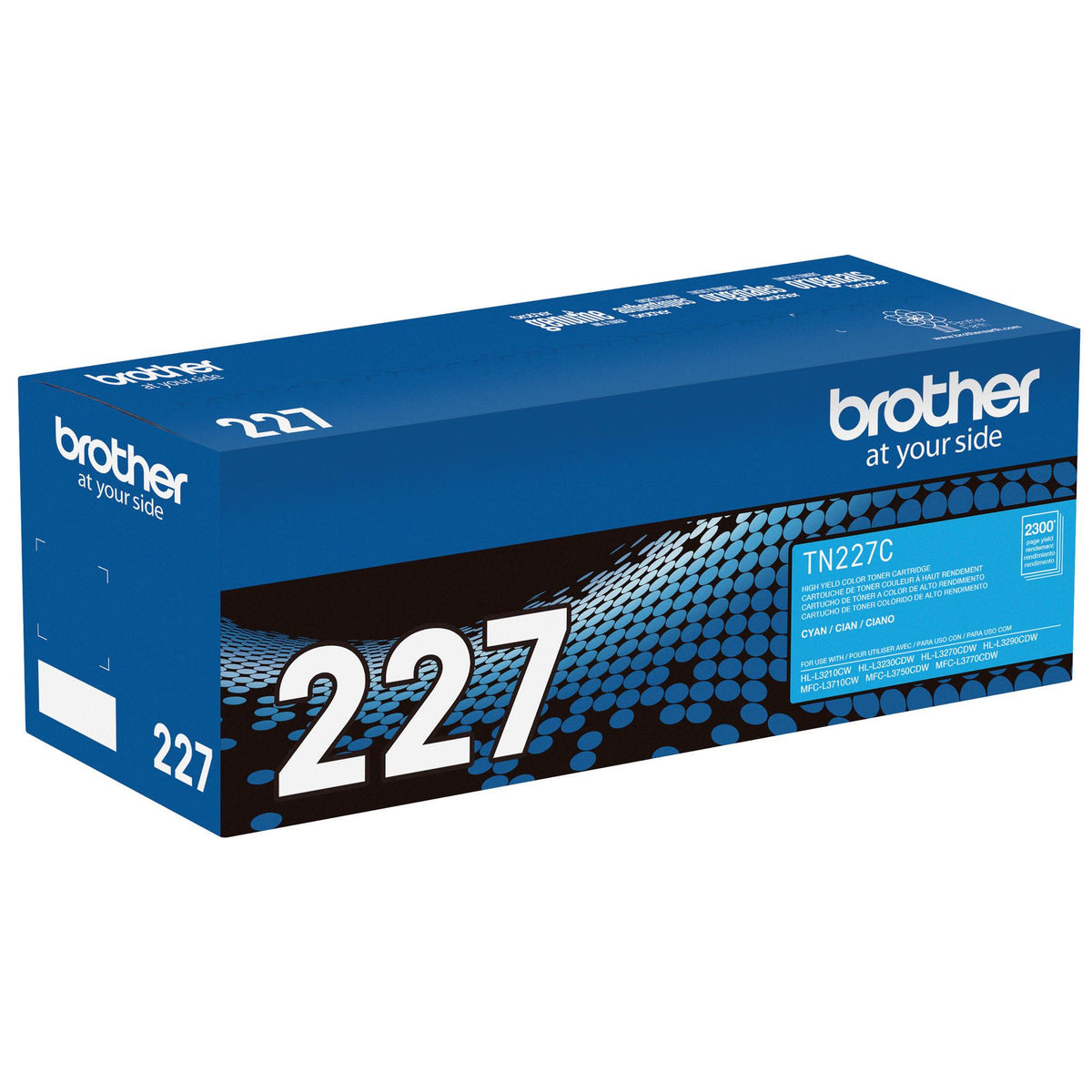 Brother Genuine TN-227C High Yield Cyan Toner Cartridge (TN227C) – view 3