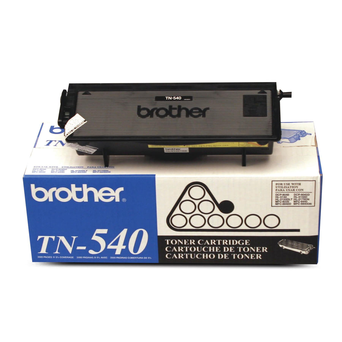 Brother TN540 Black Toner Cartridge, Standard Yield (TN540) – view 3