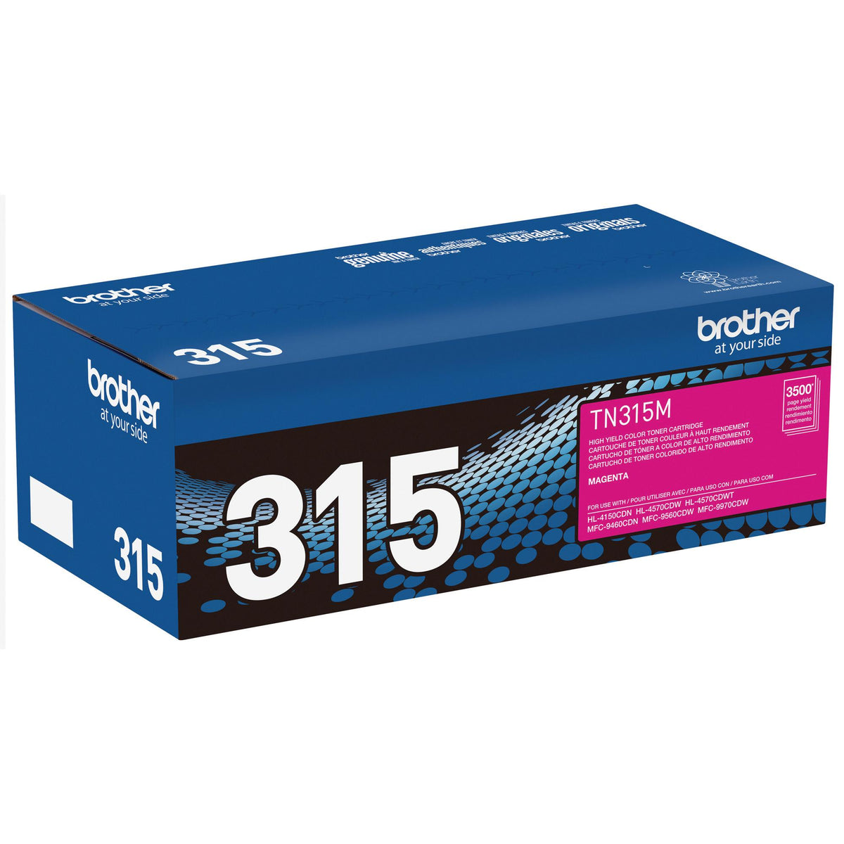 Brother TN315M Magenta Toner Cartridge, High Yield (TN315M) – view 3