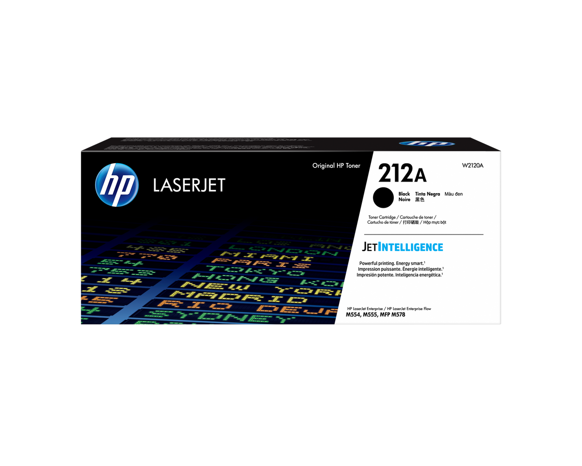 HP 212A Black Original LaserJet Toner Cartridge (W2120A)