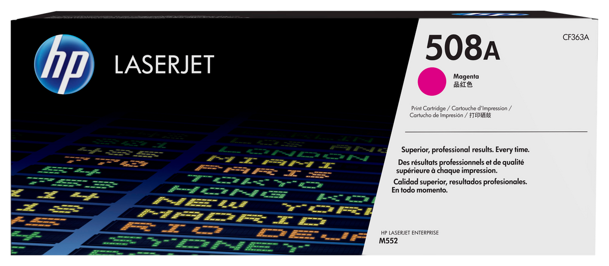 HP 508A Magenta Original LaserJet Toner Cartridge (CF363A)