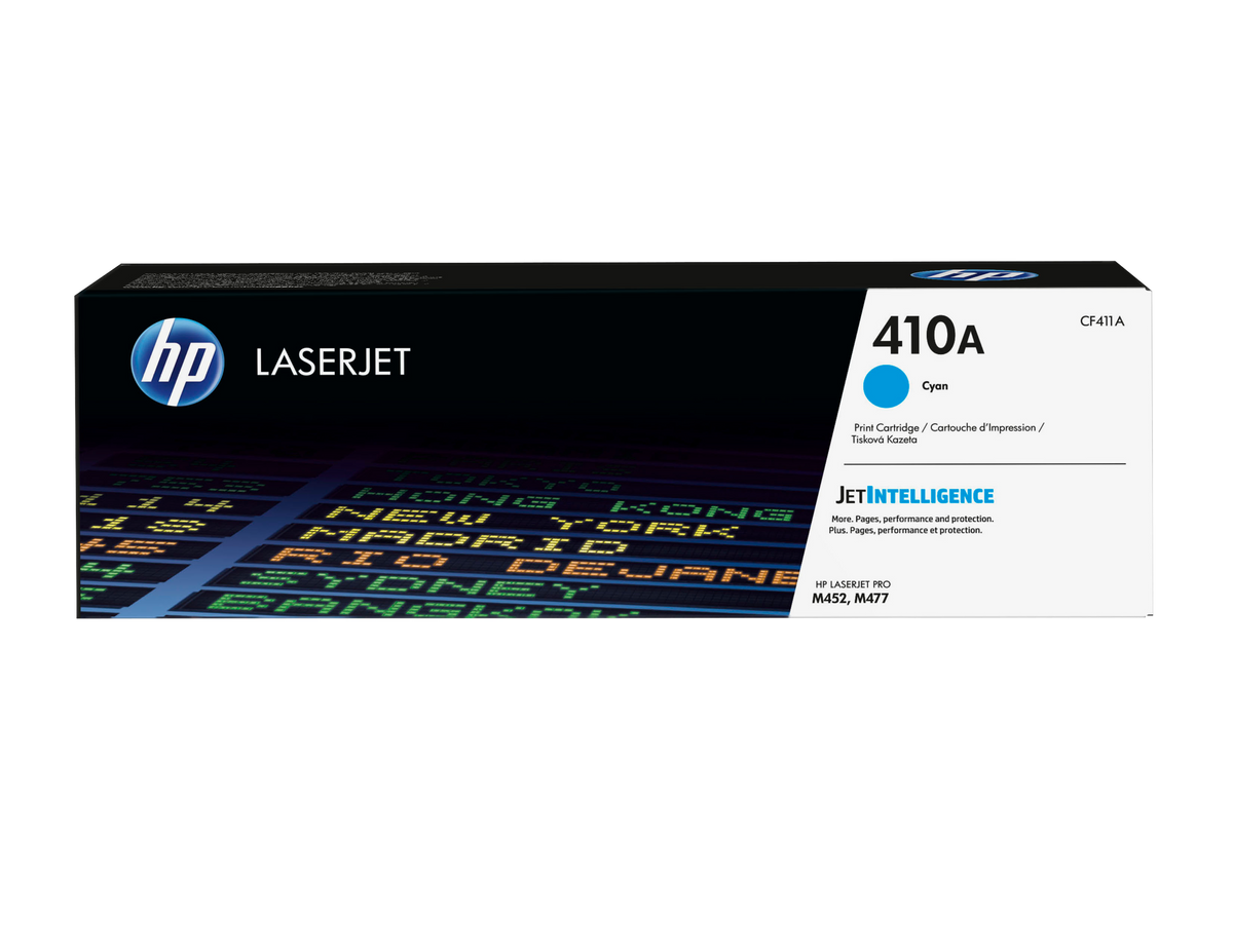 HP 410A Cyan Original LaserJet Toner Cartridge (CF411A)