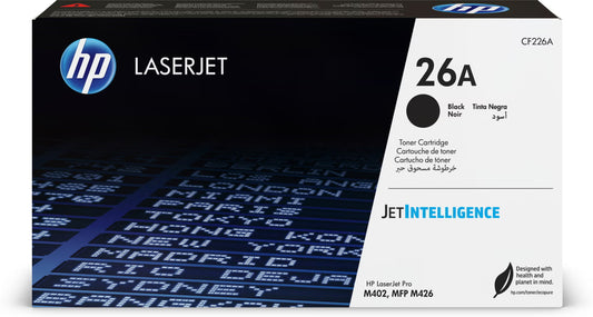 HP 26A (CF226A) Original Genuine OEM Black Toner Cartridge