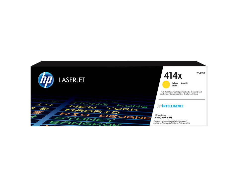 HP 414X Original Genuine OEM High-Yield Black Toner Cartridge