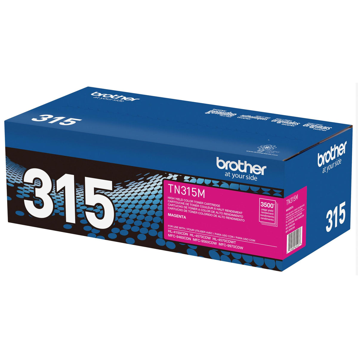 Brother TN315M Magenta Toner Cartridge, High Yield (TN315M) – view 2