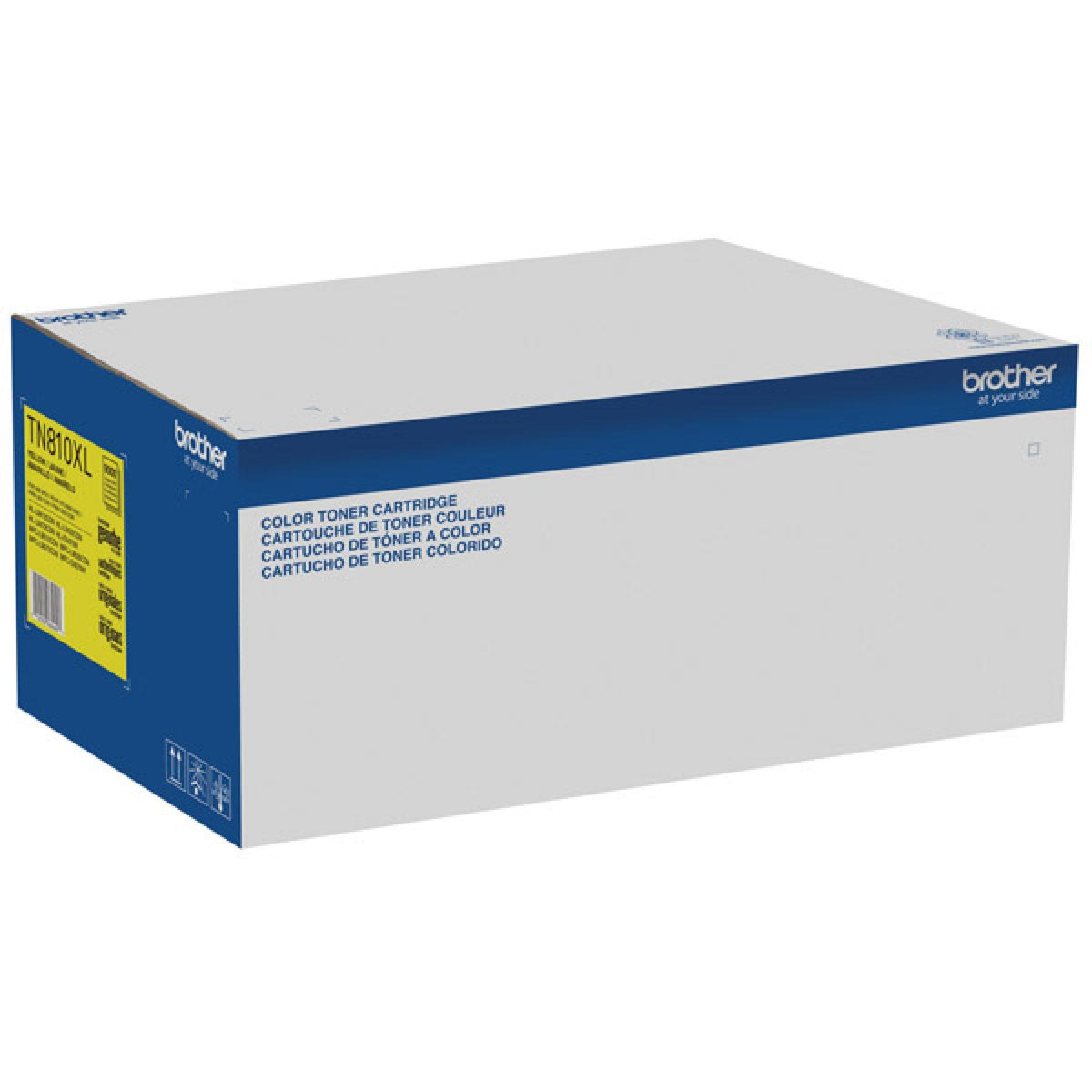 Brother Genuine TN810XLY High-Yield Yellow Toner Cartridge (TN810XLY) – view 3