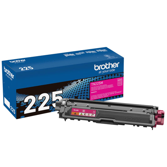Brother TN225M Magenta Toner Cartridge, High Yield (TN225M)