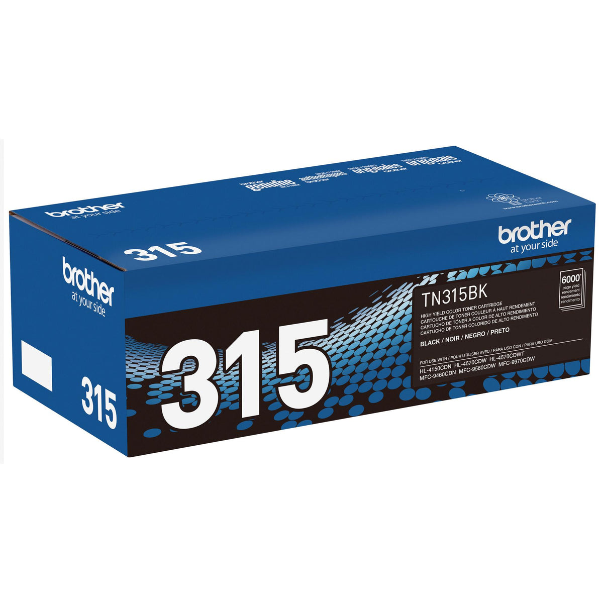 Brother TN315BK Black Toner Cartridge, High Yield (TN315BK) – view 3