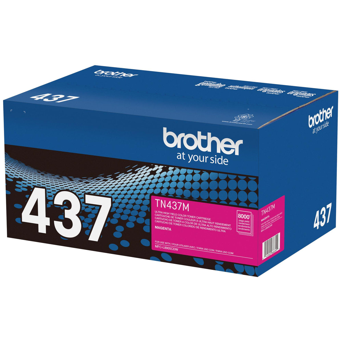Brother Genuine TN437M Ultra High‐Yield Magenta Toner Cartridge (TN437M) – view 2